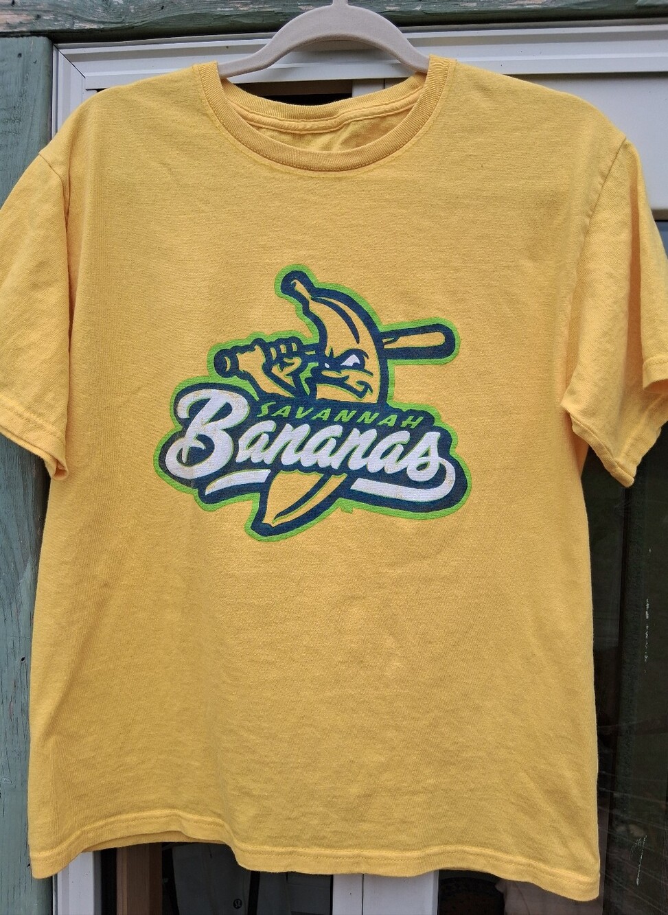 Yellow Savanah Banana T-Shirt. Cotton. No Tag. It's A Mens S-M.